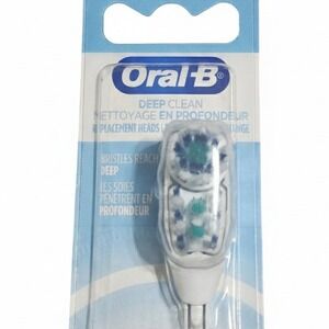Oral B Deep Clean Battery Power Replacement Brush Head 1 Count